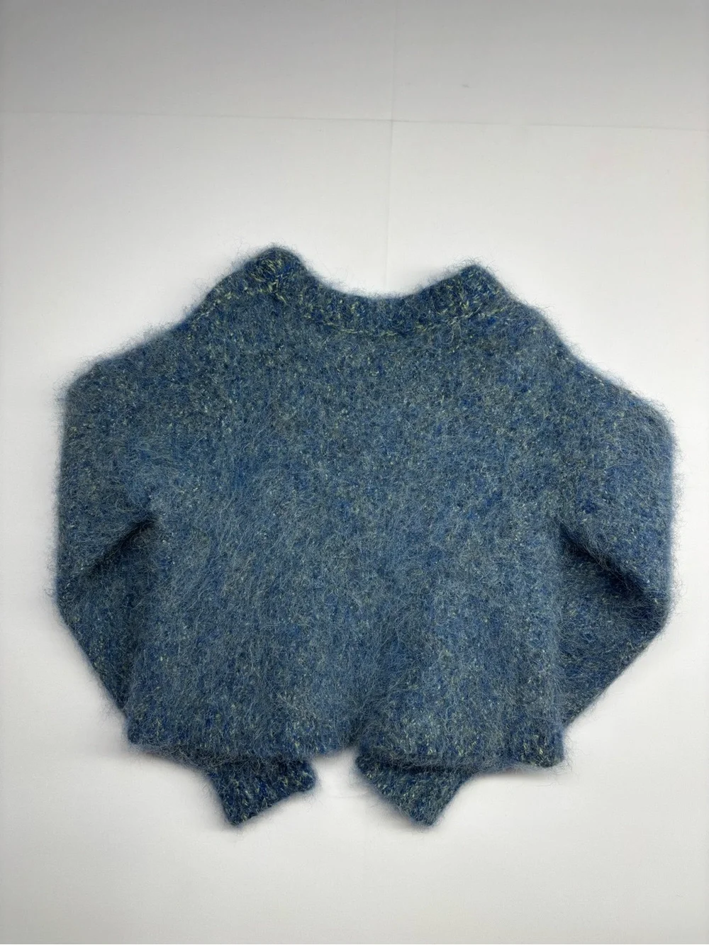Banana Republic Girls Blue Fuzzy Knit Sweater